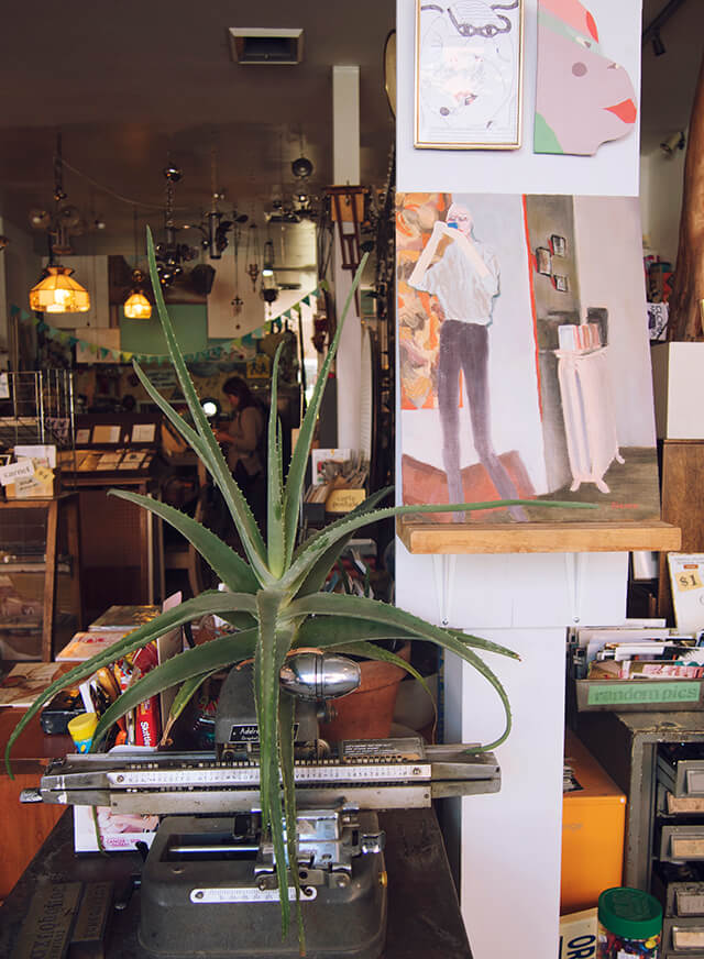 Inside Monastiraki shop in Montréal