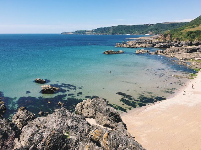 Mattiscombe Sands in Devon