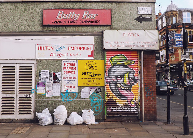 Manchester buildings and posters