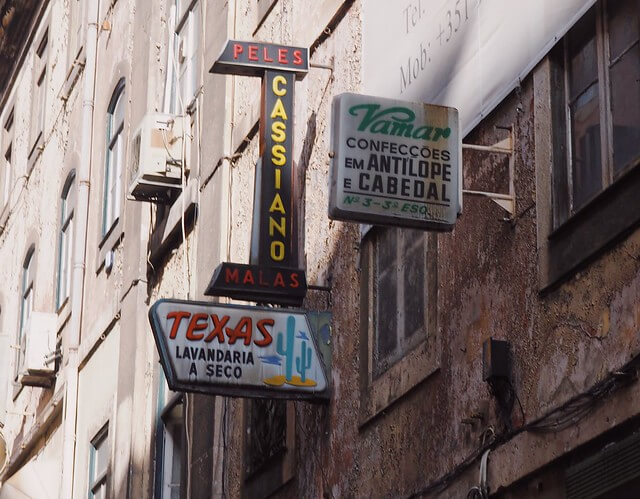 Old street signs in Lisbon city guide travel blogger