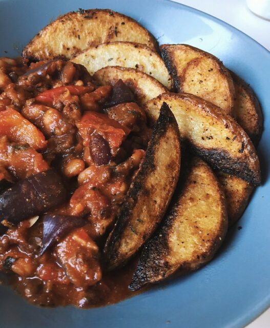 Vegan stew recipe Lyzi Unwin Bristol blogger