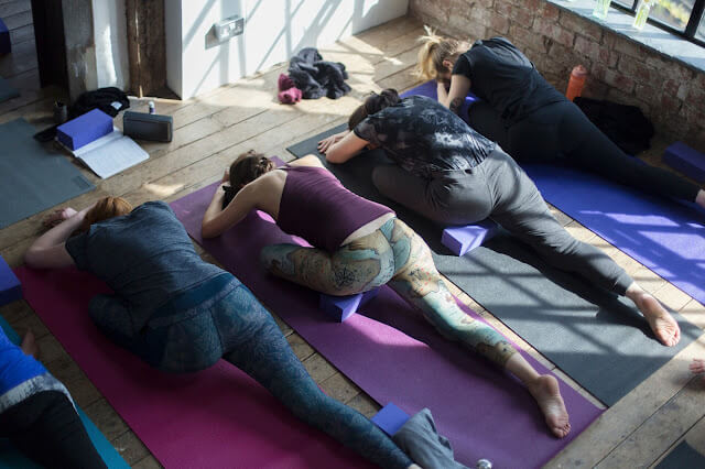 Yoga Brunch Club at The Forge in Bristol, photo by Kasia Kiliszek Murfet