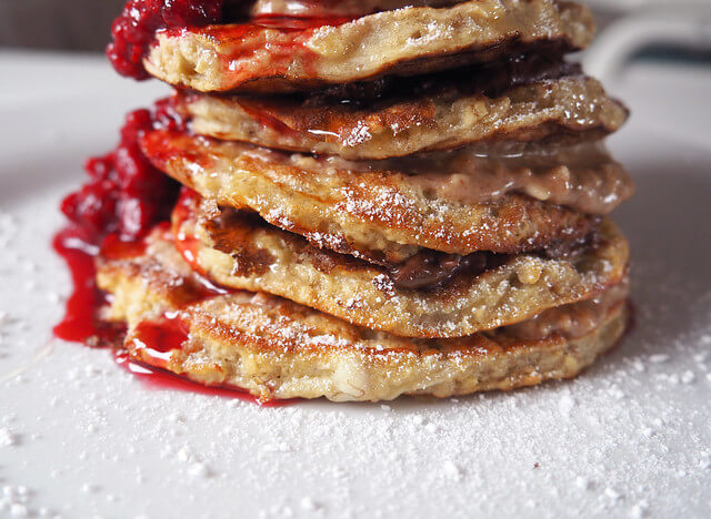 Healthy dairy free pancake recipe