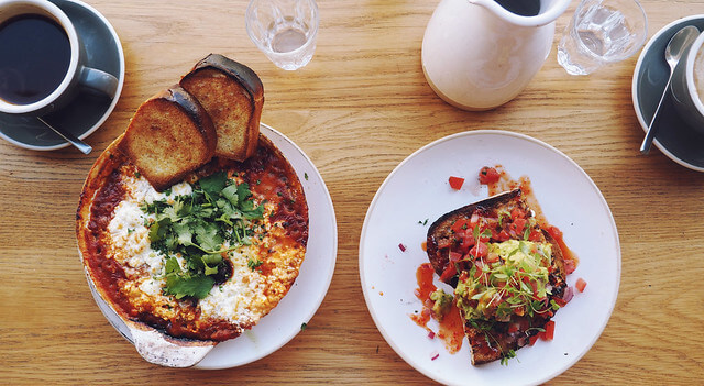 Breakfast at Pinkmans Bakery Bristol