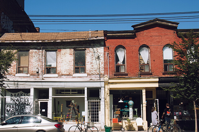 Queen West Street in Toronto