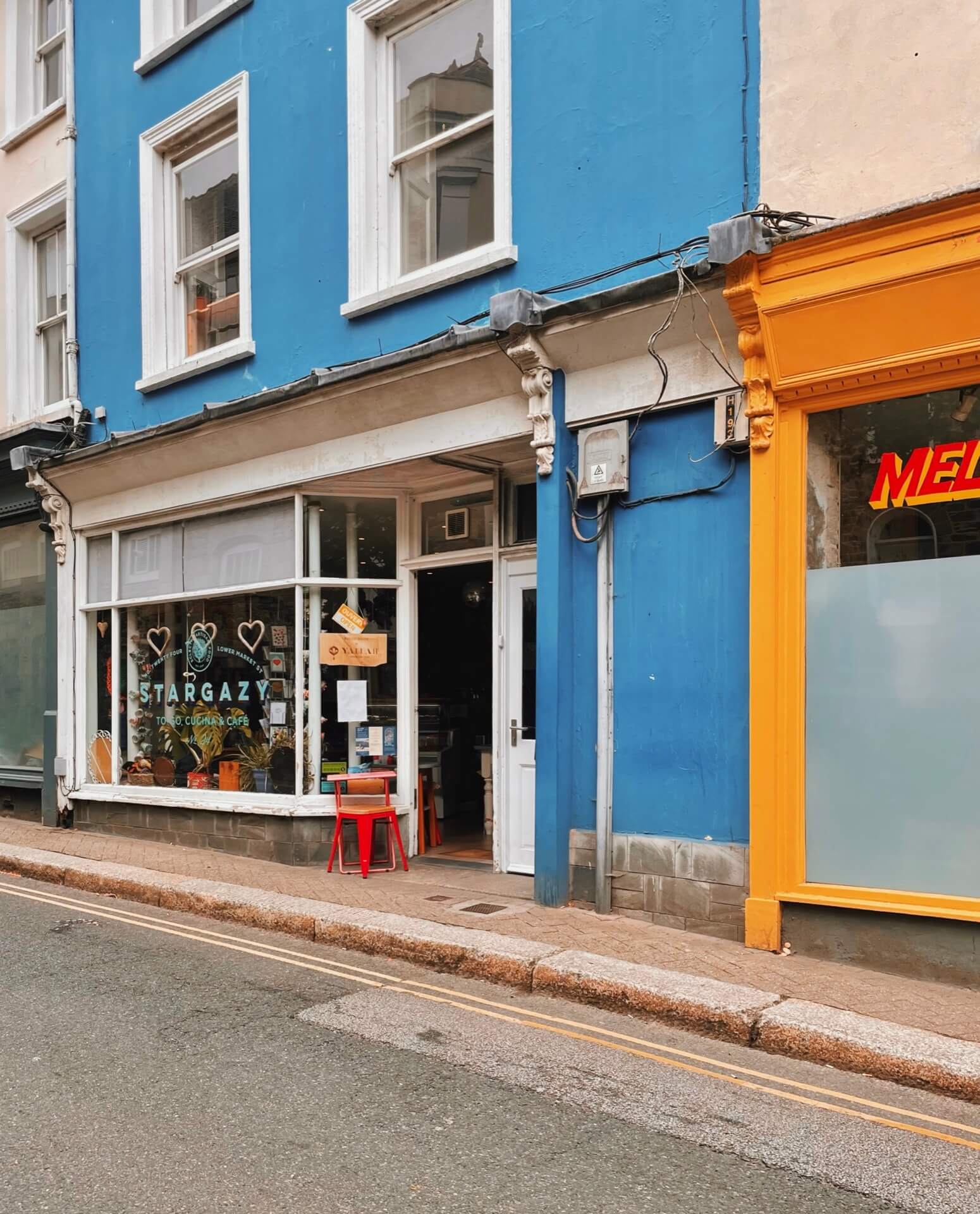 Stargazy cafe in Penryn from outside