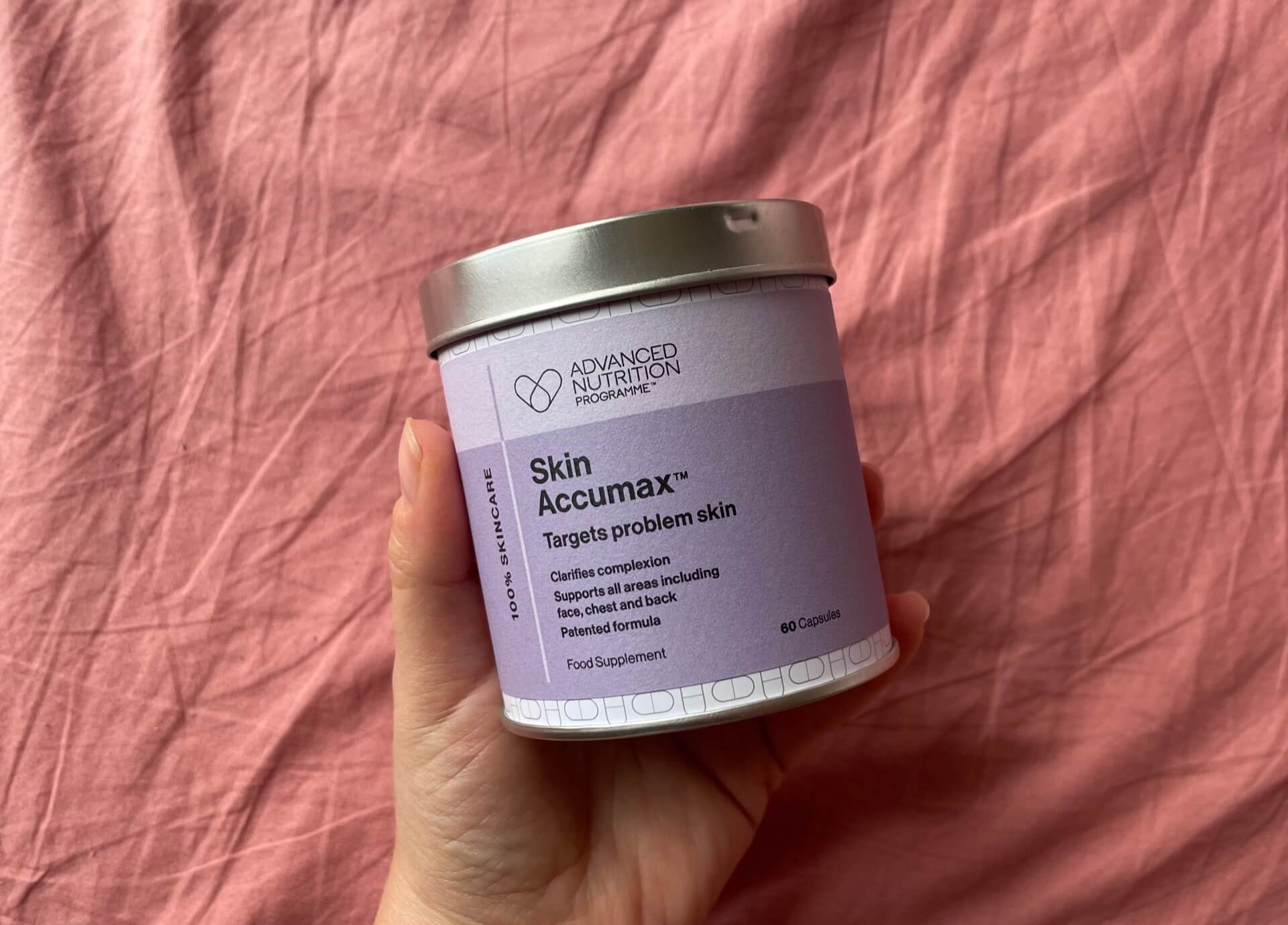 Advanced Nutrition Programme Skin Accumax supplements for acne